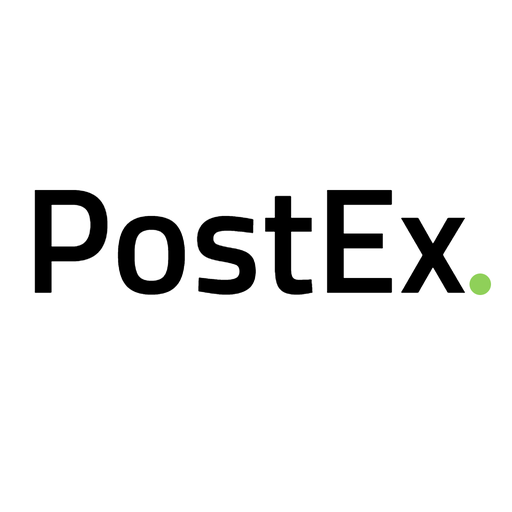 Logo of PostEx on a white background